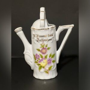 R.M.S.TITANIC INC.AUTHENTIC REPRODUCTION ARTIFACT PORCELAIN WATERING CAN 6.5"H